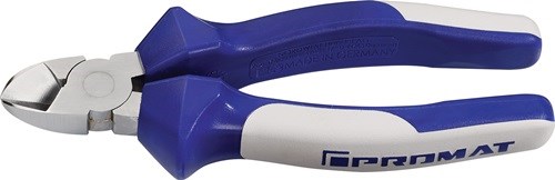 PROMAT  Seitenschneider  Länge 140 mm Kopf verchromt Mehrkomponenten-Hüllen