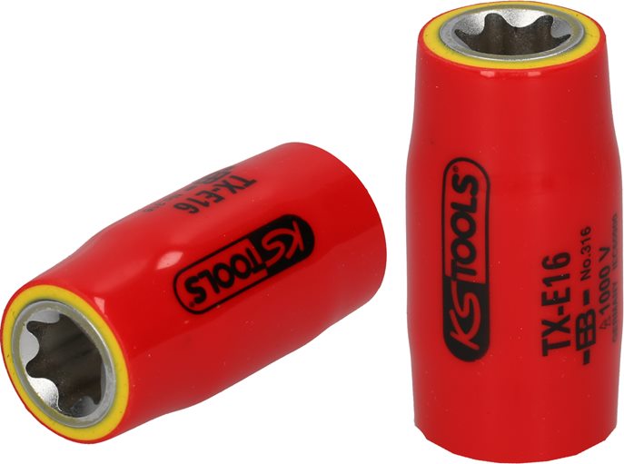 KS Tools 117.2362 1/2 Torx-E-Stecknuss mit Schutzisolierung, E24