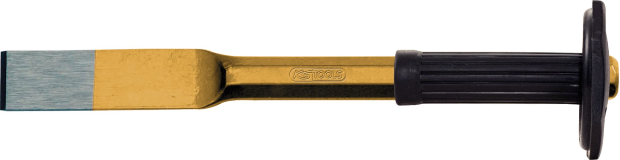 KS Tools 162.0162 Fugenmeißel mit Handschutzgriff, 8-kant, 250x100mm