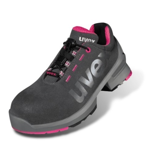 Uvex 8562835 1 ladies Halbschuhe S2 85628 grau, pink Weite 11 Größe 35
