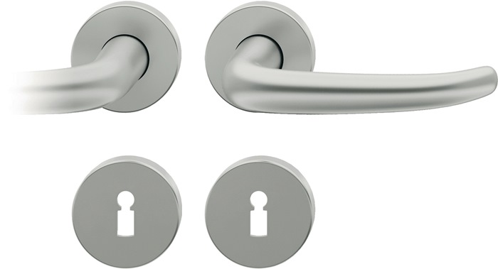 FSB 0 12 1023 01302 0105 Rosettengarnitur 12 1023 Aluminium 0105 U-Form BB DIN l