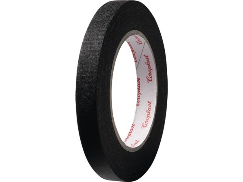 COROPLAST 3000 Gewebeklebeband 800 schwarz Länge 25 m Breite 19 mm
