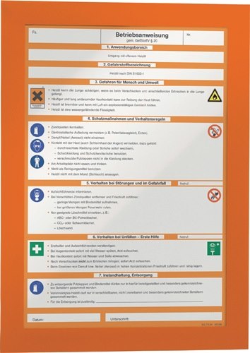 DURABLE 487209 Magnetrahmen  DIN A4 orange selbstklebende Rückenfolie