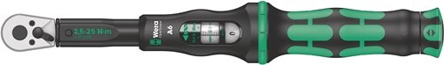 WERA 05075605001 Drehmomentschlüssel Click-Torque A 6 1/4 '' 2,5 - 25 Nm