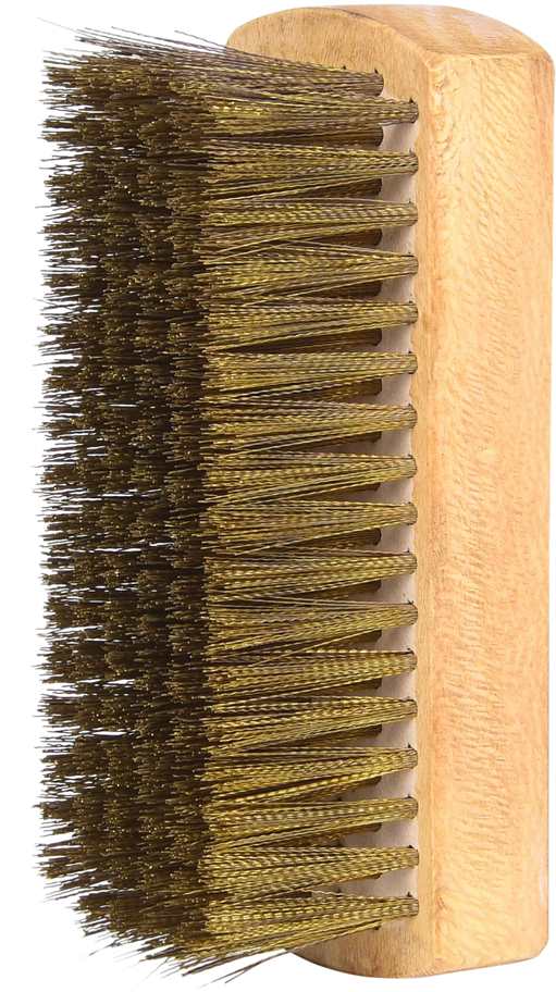 KS Tools 963.9580 BRONZEplus Bürste, Zinnbronzedraht, gewellt, 125 mm