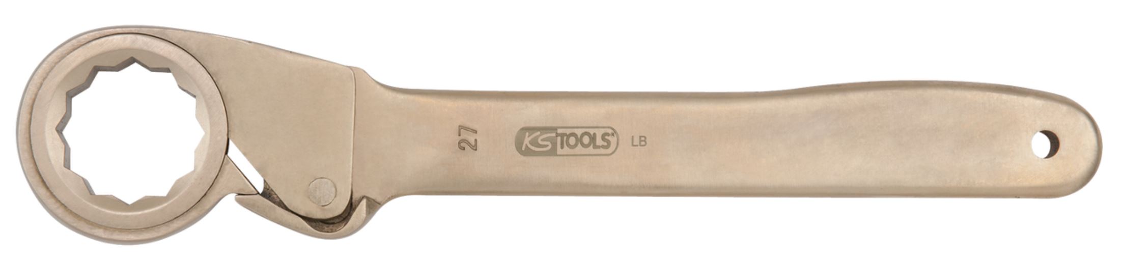KS Tools 962.0114 BERYLLIUMplus Freilaufknarre 14 mm mit 12-kant-Ring