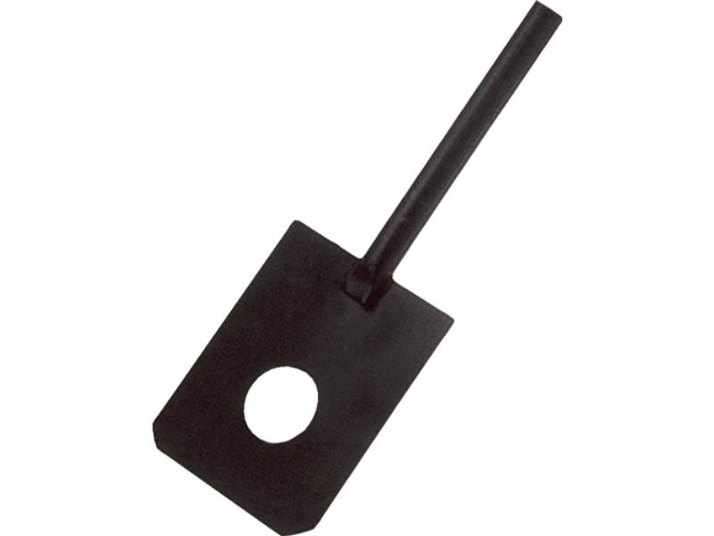 IDEAL WEG 10305 Kalkspaten  Länge 1110 mm schwarz