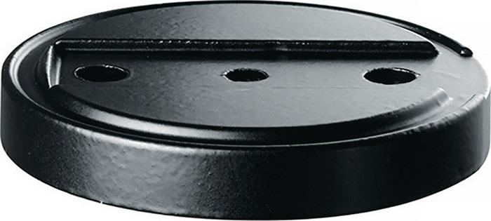 TECWERK  Türstopperunterlage 3699 GP D.70mm H.10mm Silik.schwarz Dübelmontage TE