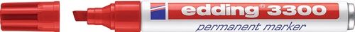 EDDING 4-3300002 Permanentmarker 3300 rot Strichbreite 1-5 mm Keilspitze