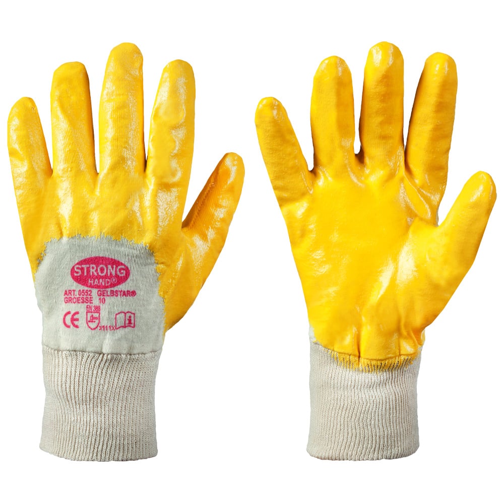 Gr .11 *GELBSTAR* STRONGHAND® HANDSCHUHE gelb *GELBSTAR* STRONGHAND® GLOVES