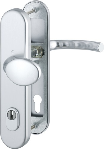 HOPPE 3666924 Schutzgarnitur Tôkyô 76G/3332ZA/3410/1710 Aluminium F1 92 mm 66-71