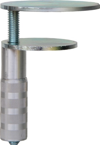 Bauer Böcker 900/91 Tischklemme  D. 73 + 90 mm 2 Metallplatten Tischplatte 90 mm