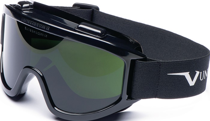 UNIVET 601.02.06.50 Schweißer Vollsichtschutzbrille 601 EN 166, EN 169, EN 175 R