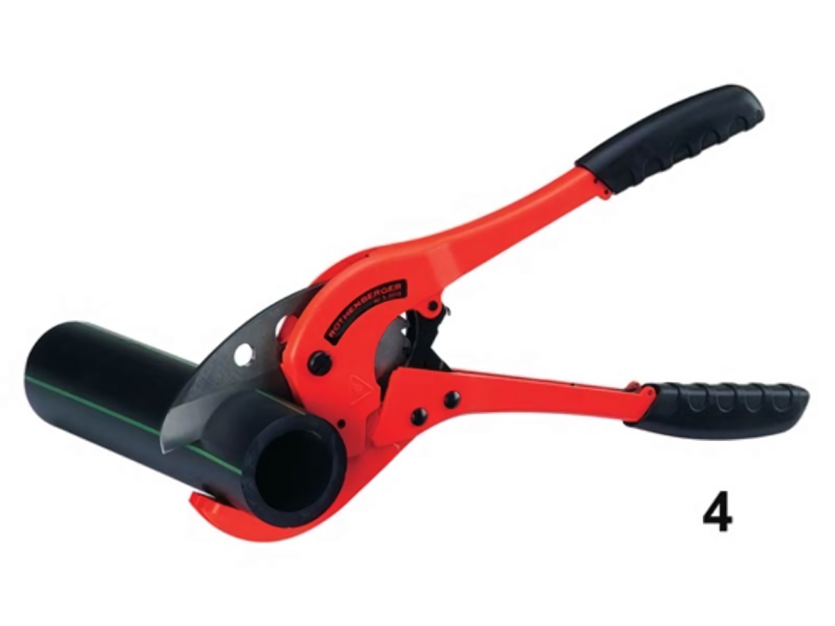 ROTHENBERGER 52015 Kunststoffschere ROCUT® TC 75 Professional 0 - 75 mm PP/PE/PB