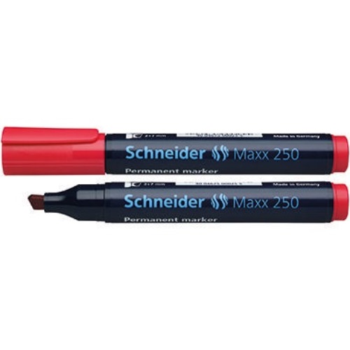 Schneider Permanentmarker Maxx 250 125002 2-7mm Keilspitze rot