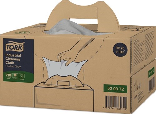 TORK 520372 Putztuch TORK 520372 L.ca.415 mmxB.ca.335 mm weiß 1-lagig, ungeprägt