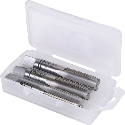 KS Tools 331.0200 HSS Handgewindebohrer-Satz M, M20x2,5, 3-tlg.