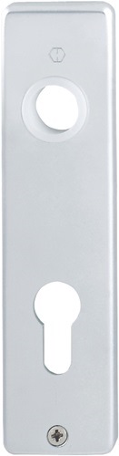 HOPPE 3105895 Kurzschildpaar 202KP/AP Aluminium F1 PZ