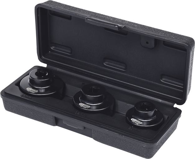 KS Tools 150.9365 3/8'' Ölfilterschlüssel-Satz, 3-tlg.,