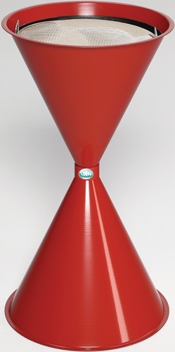 VAR 1165 Standascher  D400xH730mm rot Stahlblech