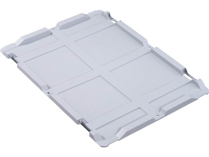 ALLIT 456791 Scharnierdeckel  PP L400xB300mm grau für Transportstapelkasten