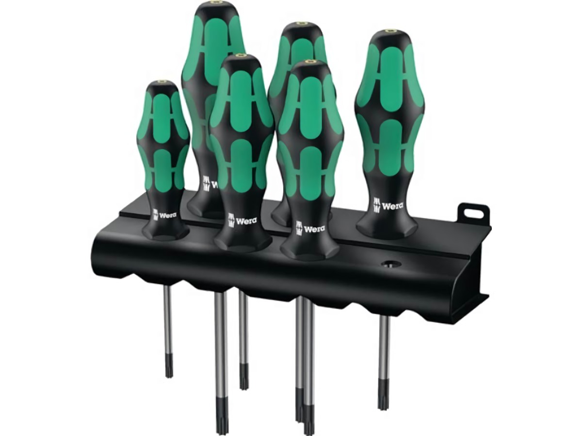 WERA 05028062001 Schraubendreher-Satz 367/6 6-teilig TORX® 2-Komponentengriff Ru