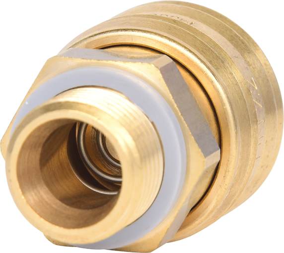 KS Tools 515.3481 Messing-Kupplung mit Außengewinde, G3/8''AG