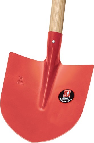 IDEAL 04010502 Frankfurter Schaufel RUHR-BRILLANT Größe 5 300 x 270 mm mit Esche