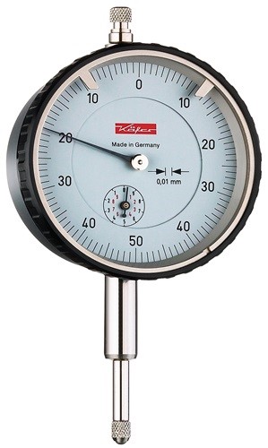 KÄFER 10258 Messuhr M2T B 10 mm Ablesung 0,01 mm Ziffernblattbezifferung beids.
