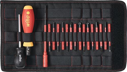 WIHA 36791 Drehmomentschraubendreher-Satz slimTorque Starter Set 18-teilig 0,8 -