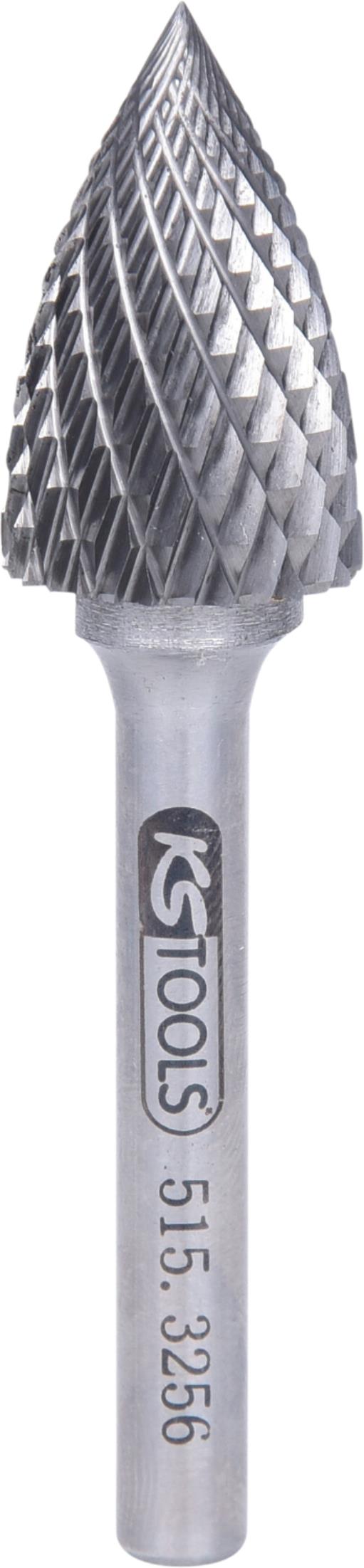 KS Tools 515.3256 HM Spitzbogen-Frässtift Form G, 16mm