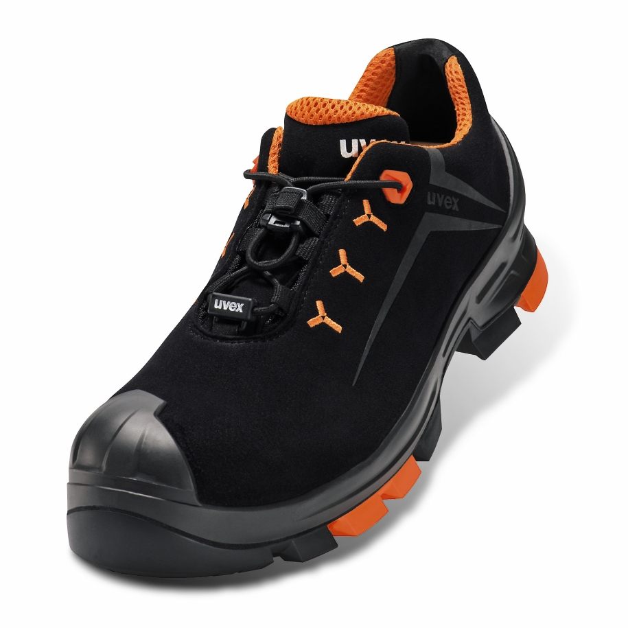 Uvex 6508247 2 Halbschuhe S3 65082 schwarz, orange Weite 11 Größe 47