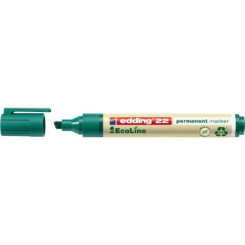 edding Permanentmarker 22 EcoLine 4-22004 1-5mm Keilspitze grün