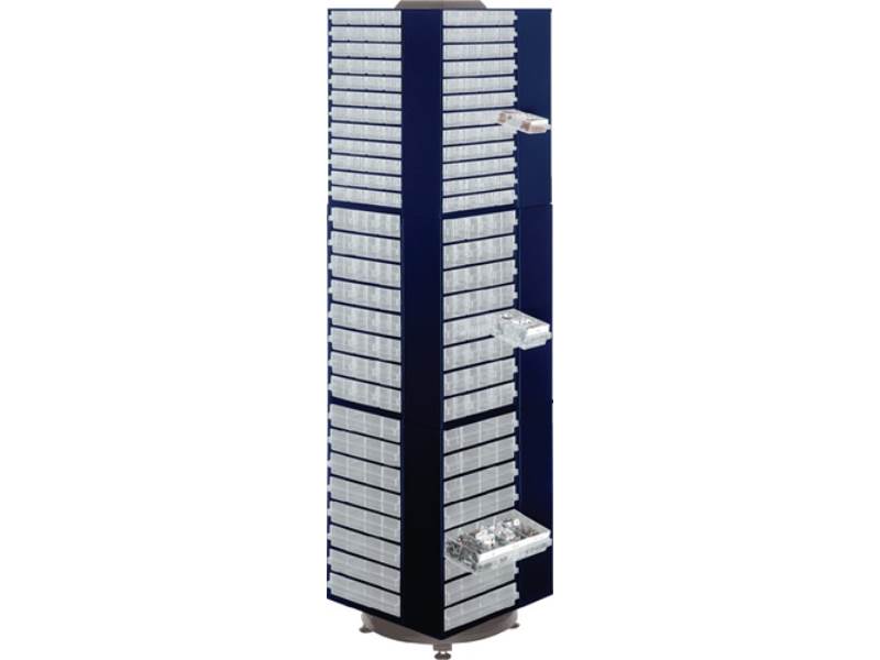 RAACO 137447 Drehturm  B680xT680xH1760mm f.12 Schubladenmagazine galv. Stahlblec
