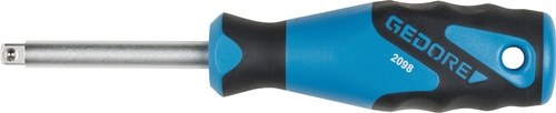 GEDORE 6171480 Handgriff mit Vierkant 2098 1/4 Zoll 1 K-Griff Länge 140 mm