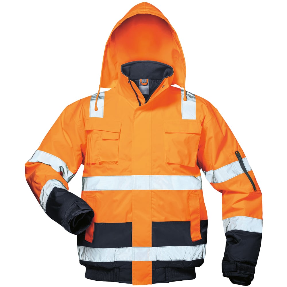 Gr .XL (58/60) *JONAS* WARNSCHUTZ PILOTJACKE ORANGE/MARINE orange *JONAS* HIGH V