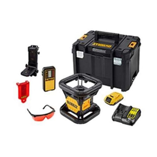 DeWalt DCE074D1R-QW Rotationslaser, Vertikal-Lot einfach,rot