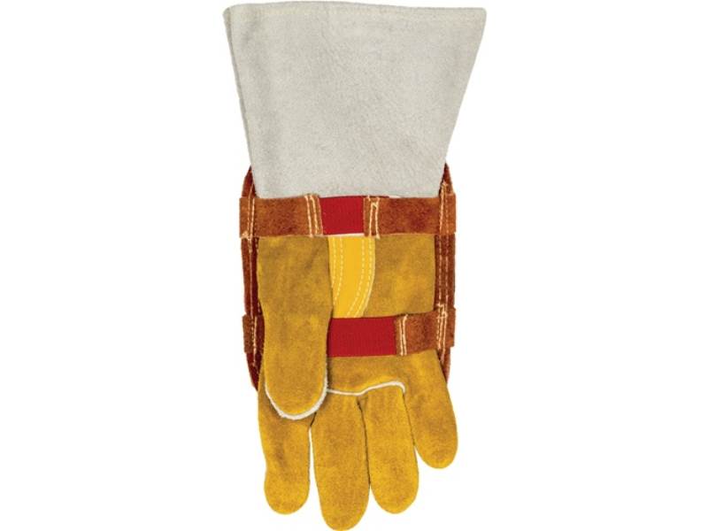 WELDAS 44-3006LB Handschutz  Rindspaltleder m.alumisiertem PFR Schutz