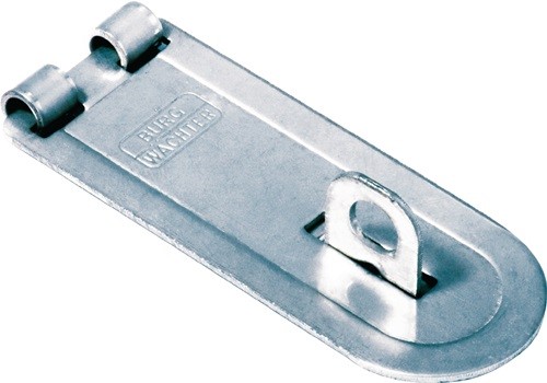 Panzerüberfalle L.80mm B.32mm Ösen-D.8mm STA verz.SB BURG-WÄCHTER verdeckte Schraublöcher ? wetterfest verzinkt · SB verpackt Weitere technische Eigenschaften: · Verpackung: SB