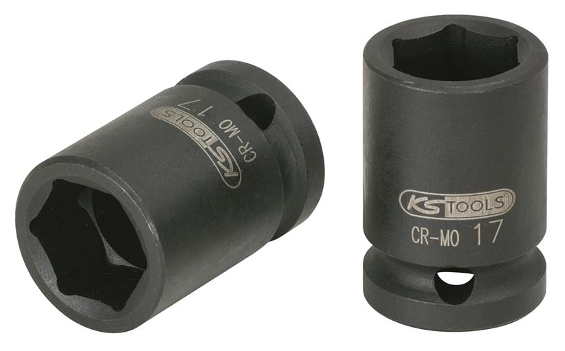 KS Tools 515.1032 1/2'' Sechskant-Kraft-Stecknuss, kurz, 32mm