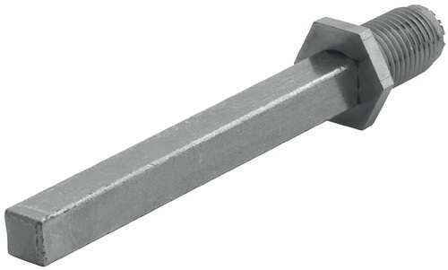 HOPPE 2875468 FDW-Vollstift  Vierkant 8 mm Länge 80 mm Eisen verzinkt
