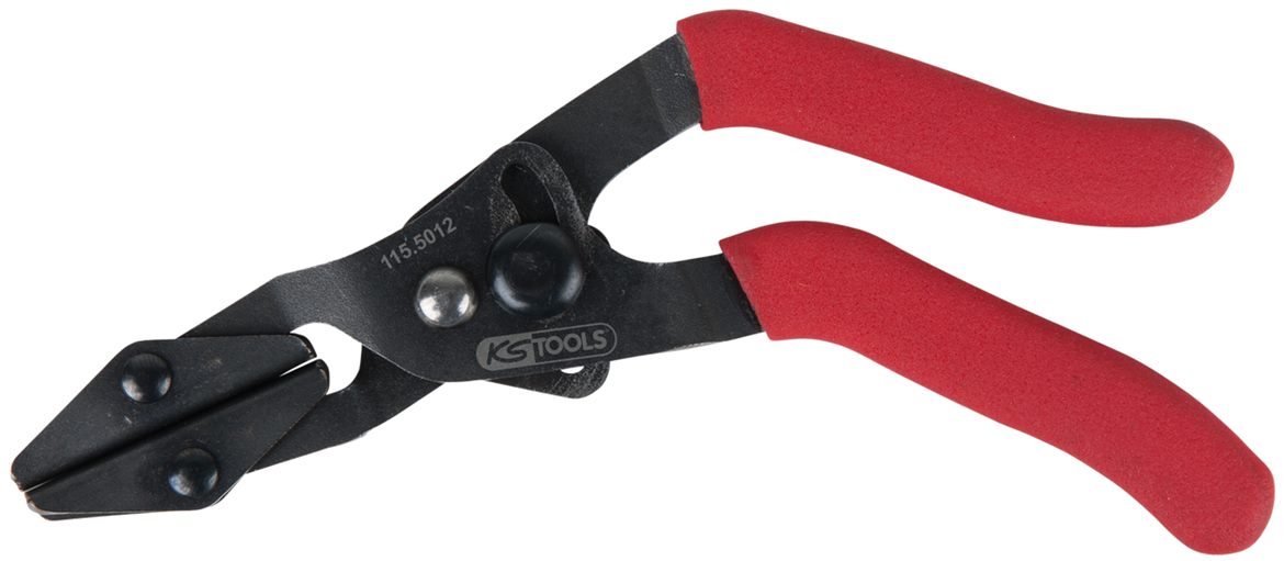 KS Tools 115.5012 Stufenlose-Abklemmzange abgewinkelt, Ø 20,0 mm