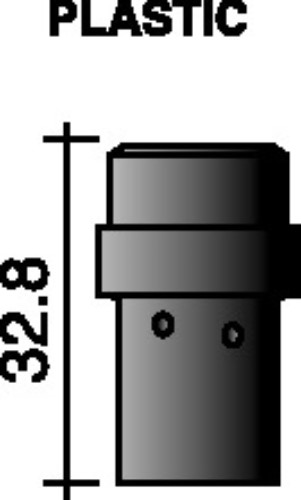 TRAFIMET ME0041 Gasverteiler  schwarz 32 mm für ERGOPLUS 36