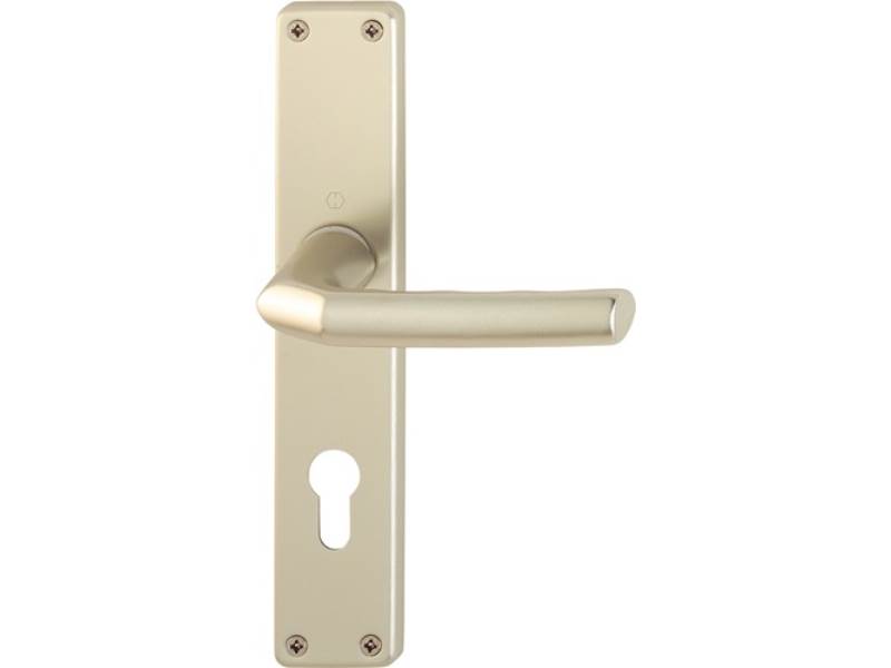 HOPPE 2533986 Langschildgarnitur Birmingham 1117/202SP Aluminium F2 PZ 72 mm DIN