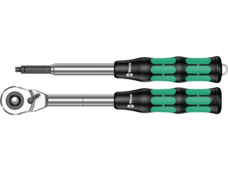 WERA 5004095001 Hebelumschaltknarre 8006 Zyklop Hybrid Set 1/2 Zoll 72 Zähne Ums