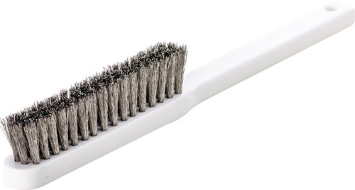 LESSMANN 182152 Feinbürste  Länge 225 mm 0,15 mm VA gewellt 4-reihig