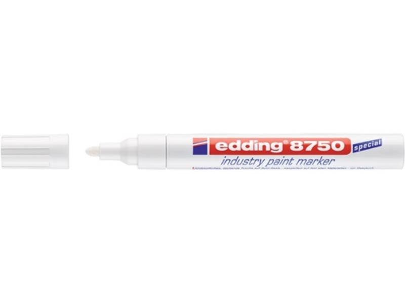 EDDING 4-8750049 Lackmarker 8750 weiß Strichbreite 2-4 mm Rundspitze