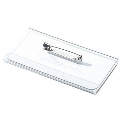 DURABLE Namensschild 800119 40x75mm Kunststoff tr 100 St./Pack.