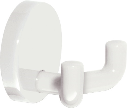 HEWI 477.90.025 90 Doppelhaken 47790025 2 Haken Polyamid 90 tiefschwarz D. 50 mm