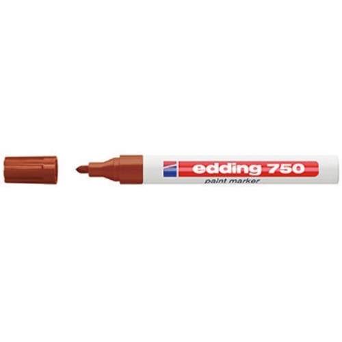 edding Lackmarker 4-750-9-007 2-4mm Rundspitze permanent braun
